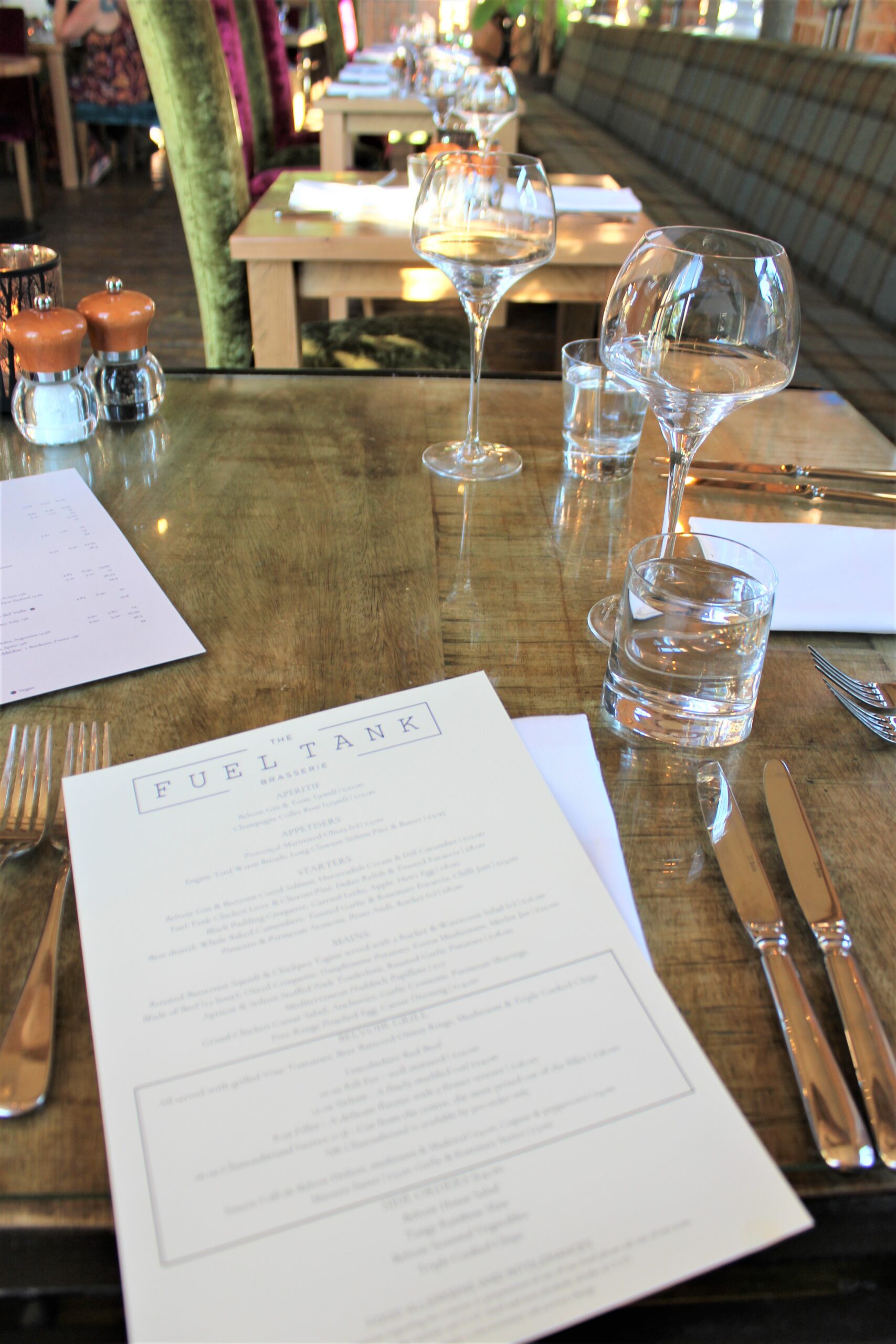 Dining at The Fuel Tank Belvoir Castle The Travels of Mrs B